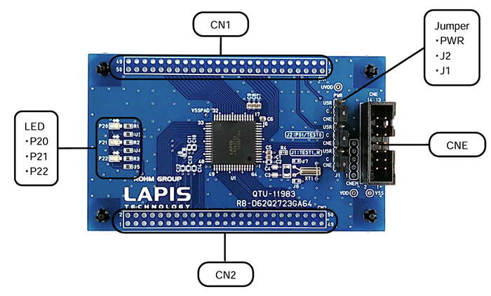 位置电路 - ROHM Semiconductor RB-D62Q2723GA64参考板
